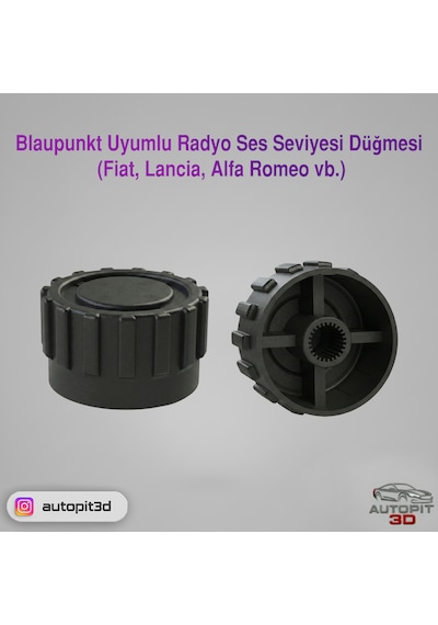 Blaupunkt Uyumlu Radyo Ses Seviyesi Düğmesi Fiat, Lancia, Alfa Romeo Vb.