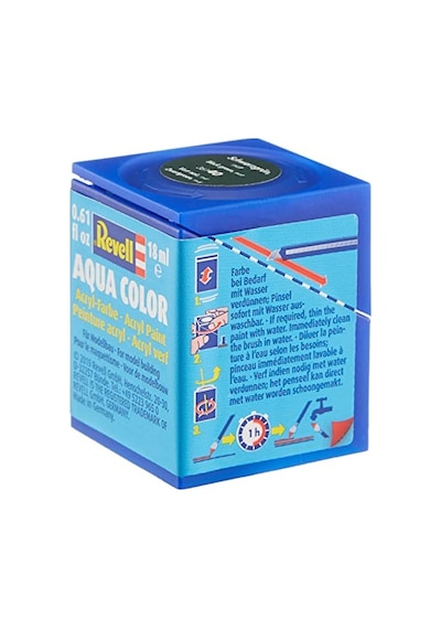 - Su Bazlı Maket Boyası Siyah Yeşil Mat 18 Ml 36140 0,15 L