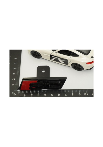 S3 Siyah Kırmızı Ön Panjur Logo Arma Audi İle Uyumlu