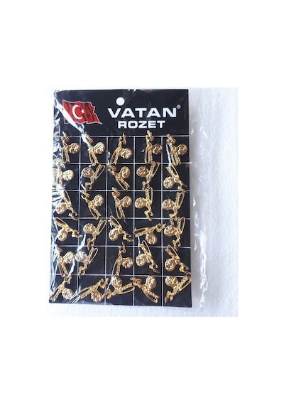 Yaka Rozeti Atatürk ve İmzası 30 Adetli Paket