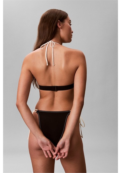 Calvin Klein Bej Kadın Bikini Üst Trıangle-15935 Whıte