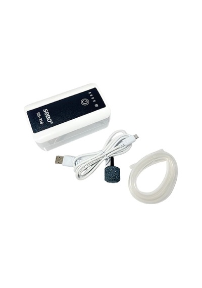 Sobo Usb Şarjlı Akvaryum Sessiz Mini Hava Motoru 1w 3lt/dak Sb-318