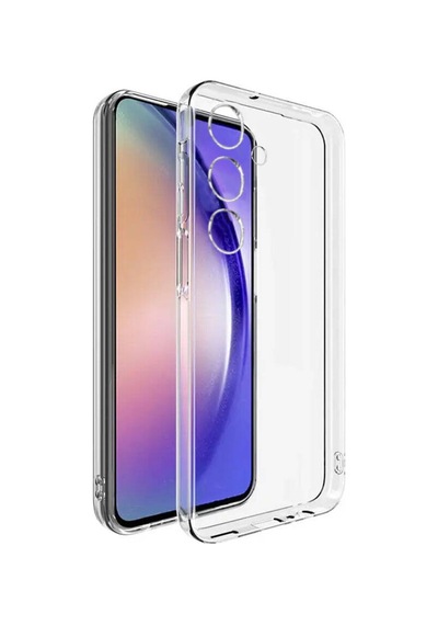 Ekılıf - Samsung Galaxy A35 Uyumlu Kılıf Slim Fitt 2mm Anti Shock Silikon - Şeffaf