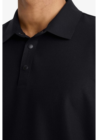 Defacto Defactofit Standart Fit Polo Yaka Sporcu Kısa Kollu Tişört E9351ax25aubk81 SIYAH