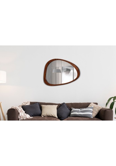 Dekoratif Ayna Siyah Çerçeve 70x50 Buzkan Siyah