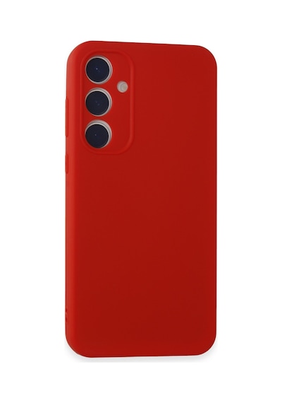 Galaxy  Uyumlu  A15 4g Kılıf First Silikon - Kırmızı