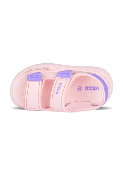 Vicco Vital Cırtlı Hafif Taban Kız Çocuk Sandalet 321.24y.217 Pudra