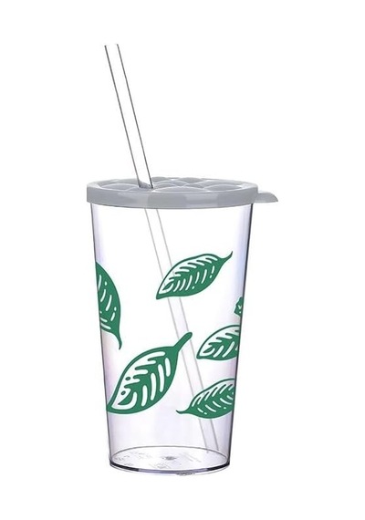 Limonlu Milkshake Baloncuklu Bardak, 700 Ml Kapasite Açık Kırmızı