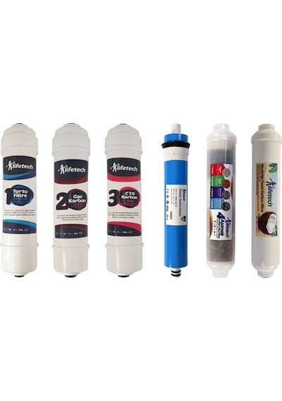 Lifetech 9 Aşama Inline Quick Filtre Seti Kapalı Kasa Model