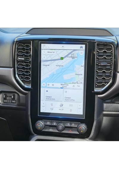 Ford Ranger 10 İnç Multimedya Ekran Koruyucu Şeffaf
