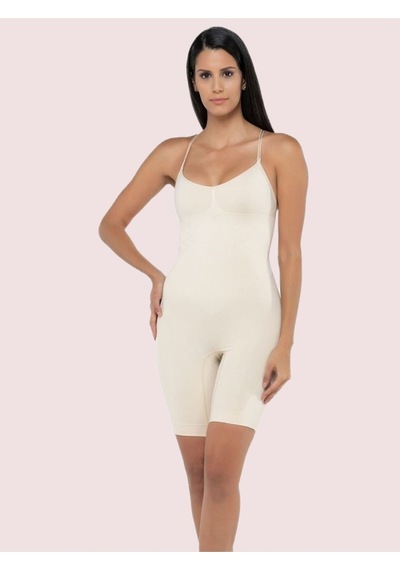 Mistirik Larix Model Extra Toparlayıcı Extra Sıkılaştırıcı Tam Boy Tulum Korse Beyaz Renk Beyaz