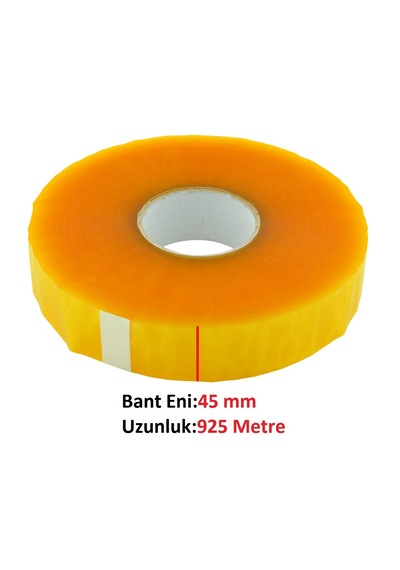 Büyük Rulo 45mm X 925m Makine Bandı Paketleme Bandı M2 1