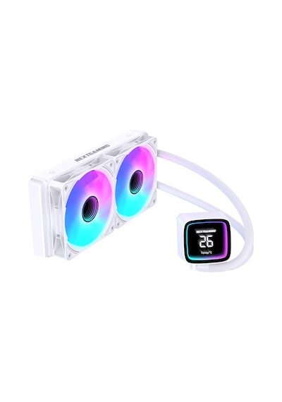Ng-240c Nitro Cool 240mm Argb Fanlı Derece Göstergeli Sıvı Cpu Soğutucu Beyaz