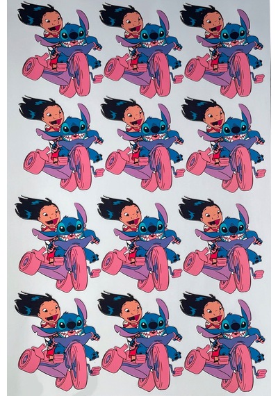 Stitch Ve Yoda Sticker Diğer