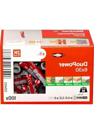 Duopower 6x30 Dübel Seti - 100 Adet