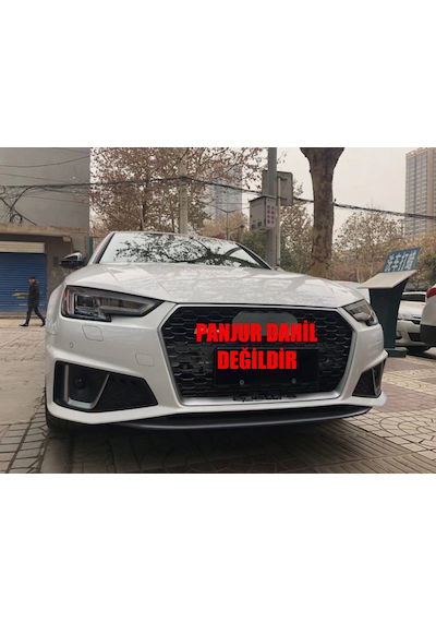 Audi A4 Rs4 Ön Tampon Komple Set 2017-2019 Arası Uyumlu Panjursuz