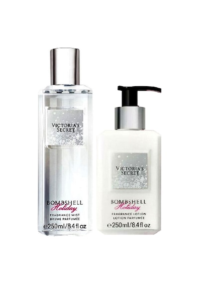 Victoria's Secret Bombshell Holiday Vücut Losyonu + Vücut Spreyi 2 x 250 ML