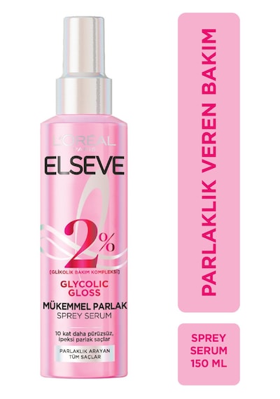 L'oréal Paris Elseve Glycolic Gloss Parlaklık Veren Saç Bakım Rutini Seti: Şampuan, Saç Kremi, Bakım Spreyi Tüm Saçlar