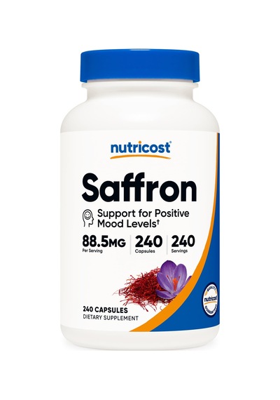 Nutricost Saffron Safran  88.5 Mg 240 Capsules Posi