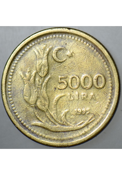 5000 Lira 1995 Kalın Tip.
