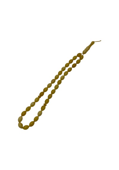 Doğal Kaya Damla Kehribar Tesbih 33lük 12,60 Gram