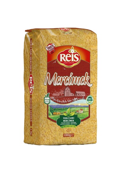 Reis Sarı Mercimek 1 Kg - 5 Adet Tarı