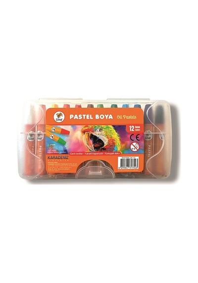 Lino Yağlı Pastel Boya 12'li Renkli