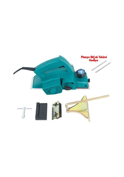 Staxx Metal Dişli 3000 W Çift Bıçak Planya Makinası 82Mm + Bıçak