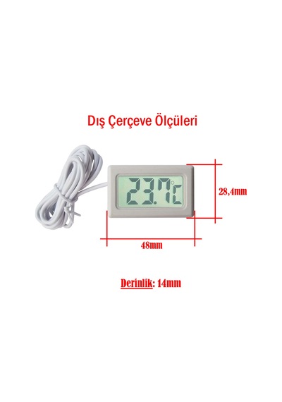 Tl 8009 Tt-technic Pano Tipi Termometre -50c ve +110c Arası