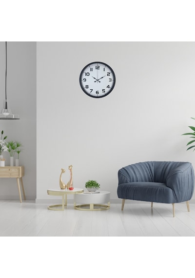 Siyah 36 Cm Büyük Rakamlı Duvar Saati
