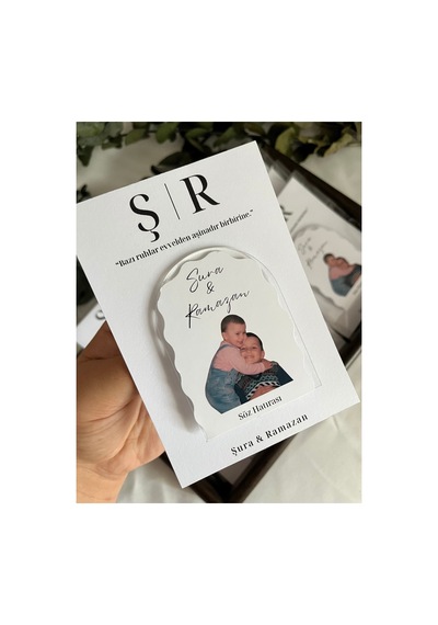 Pinterest Magnet Kişiye Özel Çocuklu Fotoğraflı Nişan ,nikah,söz, Hediyelik Magnet- 10 Adet - 884544493