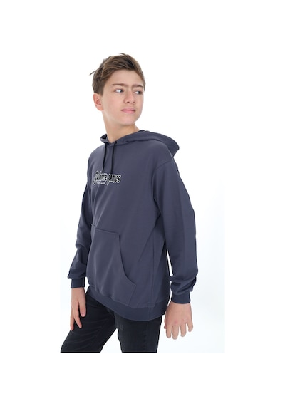 Toontoy Kids Toontoy Erkek Çocuk Oversize Kapüşonlu Hafif Düşük Omuz Baskılı Sweatshirt - 2 İplik Füme Toontoy Kids Toontoy Erkek Çocuk Oversize Kapüşonlu Hafif Düşük Omuz Baskılı Sweatshirt - 2 İplik Füme