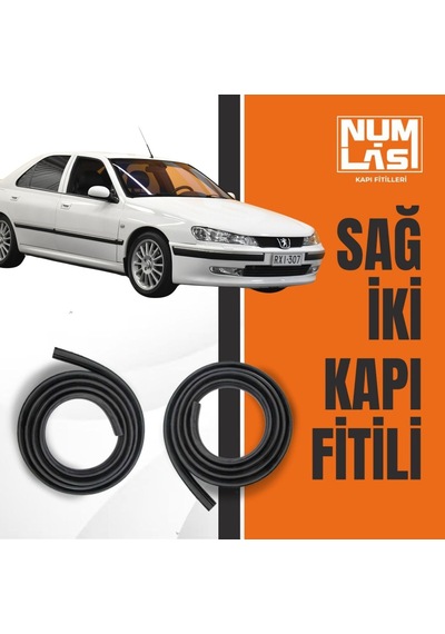 Peugeot 406 Sağ Ön Ve Arka Kapı Fitili-a Kalite-numlas-nm3539