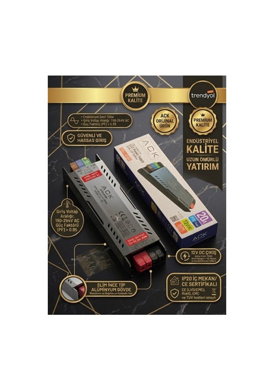 Enerji Aydınlatma / 20 Amper Trafo 12v