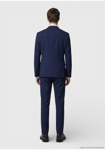 Ramsey Renkli Zeroweight Slim Fit Yün Karışımlı Takım Elbise