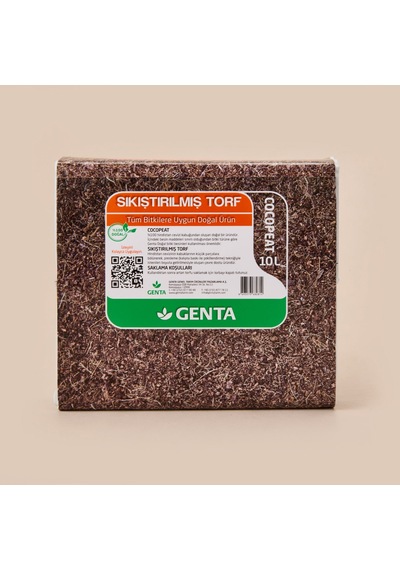 Sıkıştırılmış Cocopeat Torf - 800 Gr Diğer