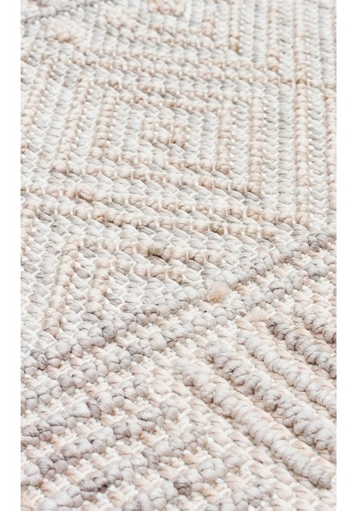 Cozy Czy 02 Grey Beige Hav Toz Vermez Modern Örgü Dokuma Makine Halısı