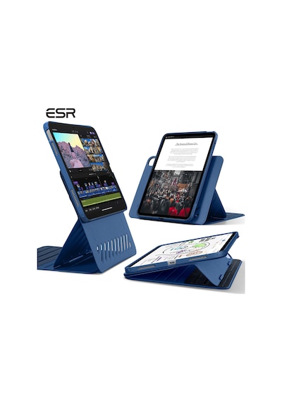Apple Uyumlu iPad Pro 11 M5 M2-4.nesil M4-7. Nesil 2024 Shift Manyetik Kılıf Kapaklı Kılıf