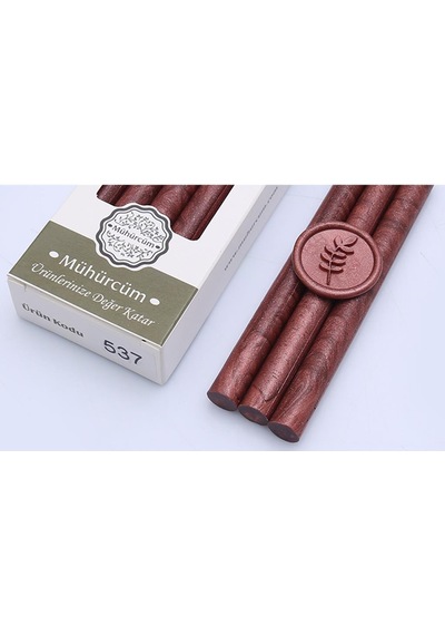 Mühür Mumu Çubuk 11mmx120mm 10 lu Paket Model: 537 GÜL BAKIR