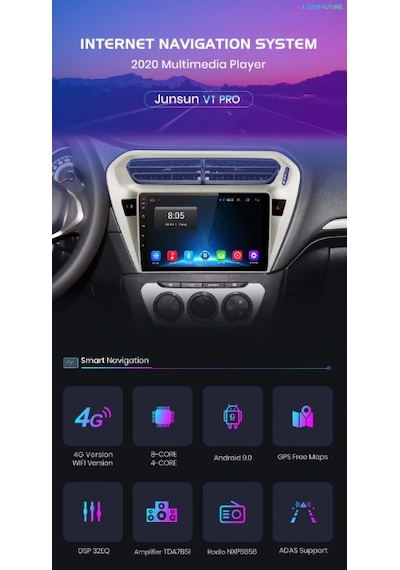 Peugeot 301- C-Elysee Android 9'' Multimedya Navigasyon 2+16Gb