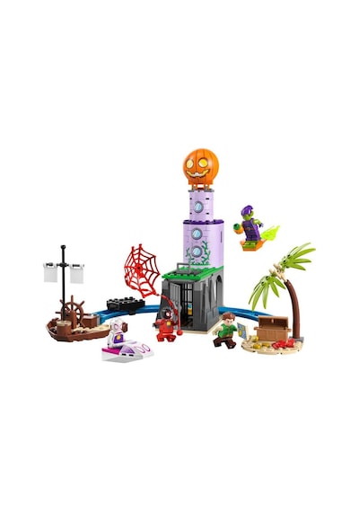 LEGO® Marvel 10790 Spidey Ekibi Yeşil Goblin’in Deniz Fenerinde 149 Parça