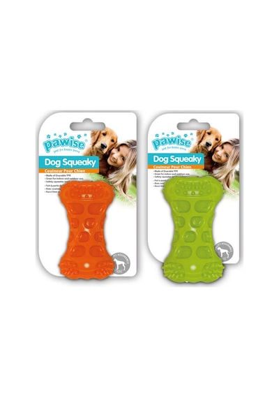 Pawise - 461 - Sesli Kemik Köpek Oyuncağı - Csmo-tex - 9,5 Cm