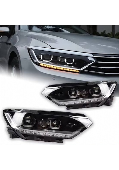 Passat Higline Led Far Kayar Sinyali B8 Uyumlu Sağ Sol Takım