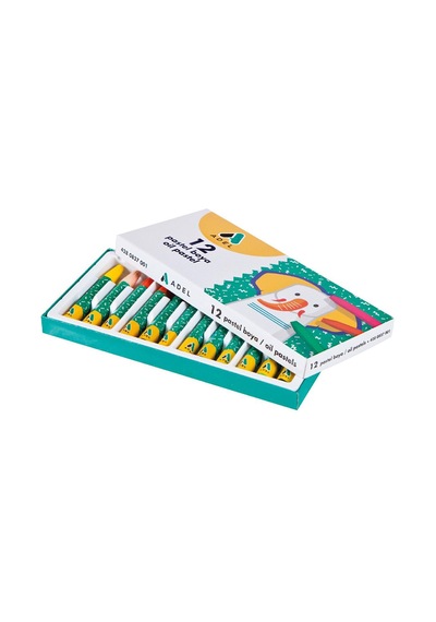 Adel Pastel Boya 12 Renk 4280 837002 Çok Renkli