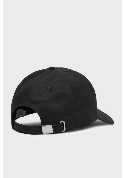 Calvin Klein Mono Logo Erkek Siyah Kot Şapka Lv04g5007g-ub1 Siyah