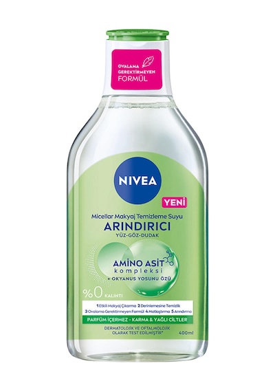 Nivea Micellair Makyaj Temizleme Suyu Karma Cilt 400 Ml 5 Adet