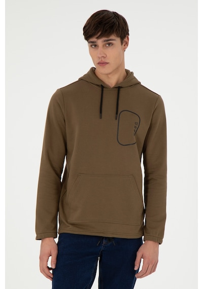 U.s. Polo Assn. Erkek Haki Sweatshirt 50293310-vr027 Haki