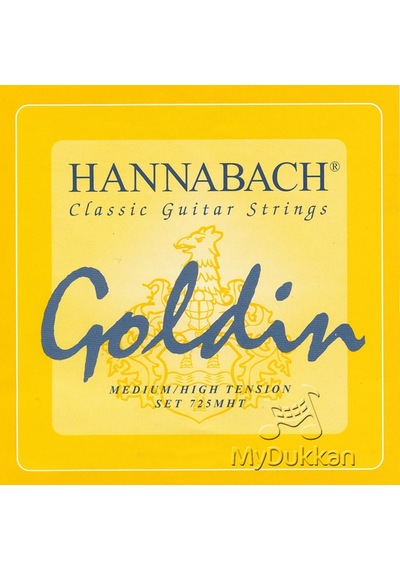 Hannabach 725 Mht Medium/High Tension Takım Tel Klasik Gitar Teli