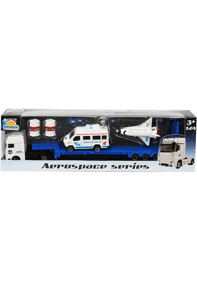 1:64 Aerospace Transporter Tır Uzay Seti