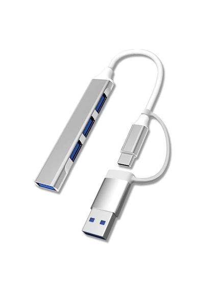 Type-c Hub 4 Portlu Çoklu Adaptör